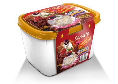 Pote Chocolate e Leite Condensado 2L