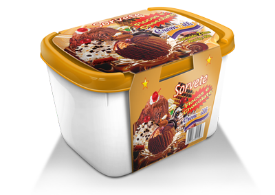 Pote Flocos e Chocolate 2L