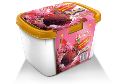 Pote Morango e Chocolate 2L